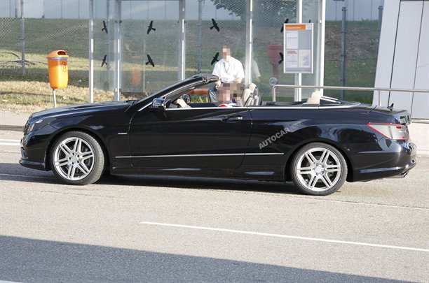 Mercedes E-Class Cabrio (шпионски снимки)