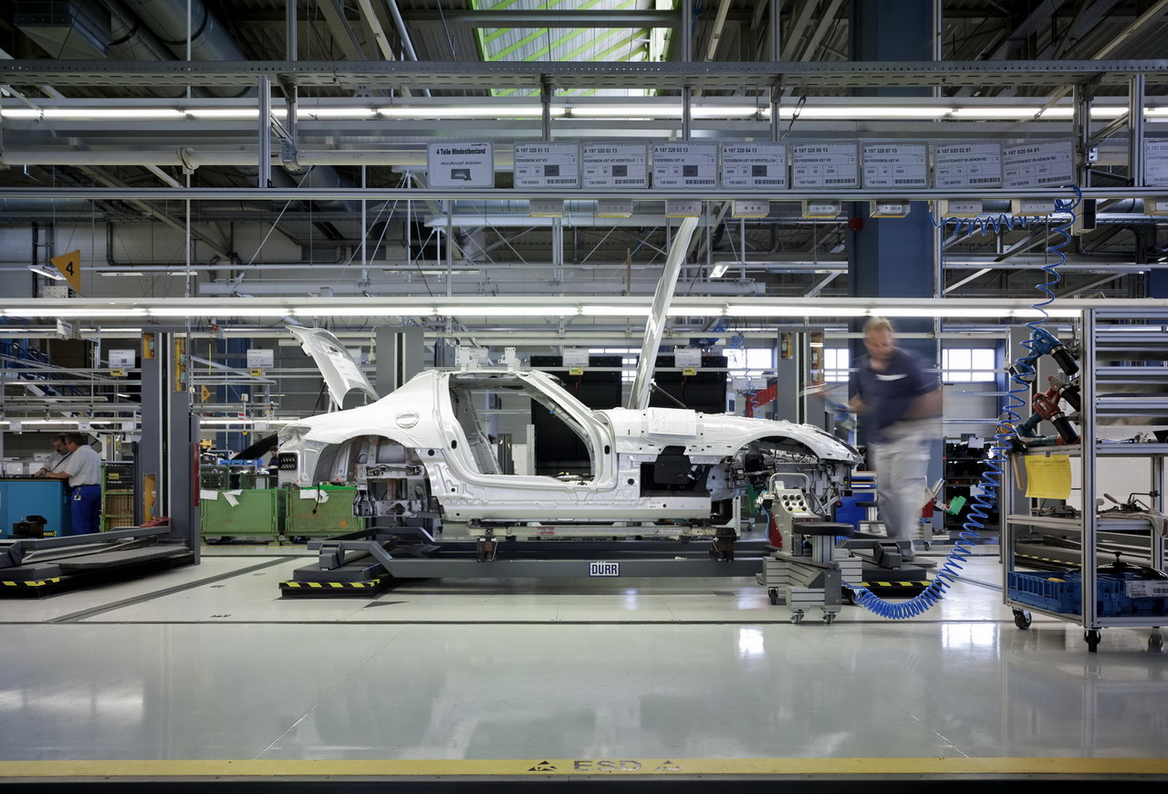 Mercedes SLS AMG Gullwing (производство)