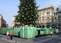 В Милано грейна най-скъпата коледна елха в Европа