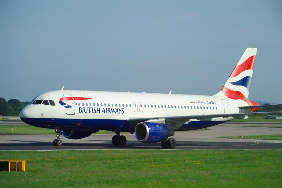 Самолет на British Airways 